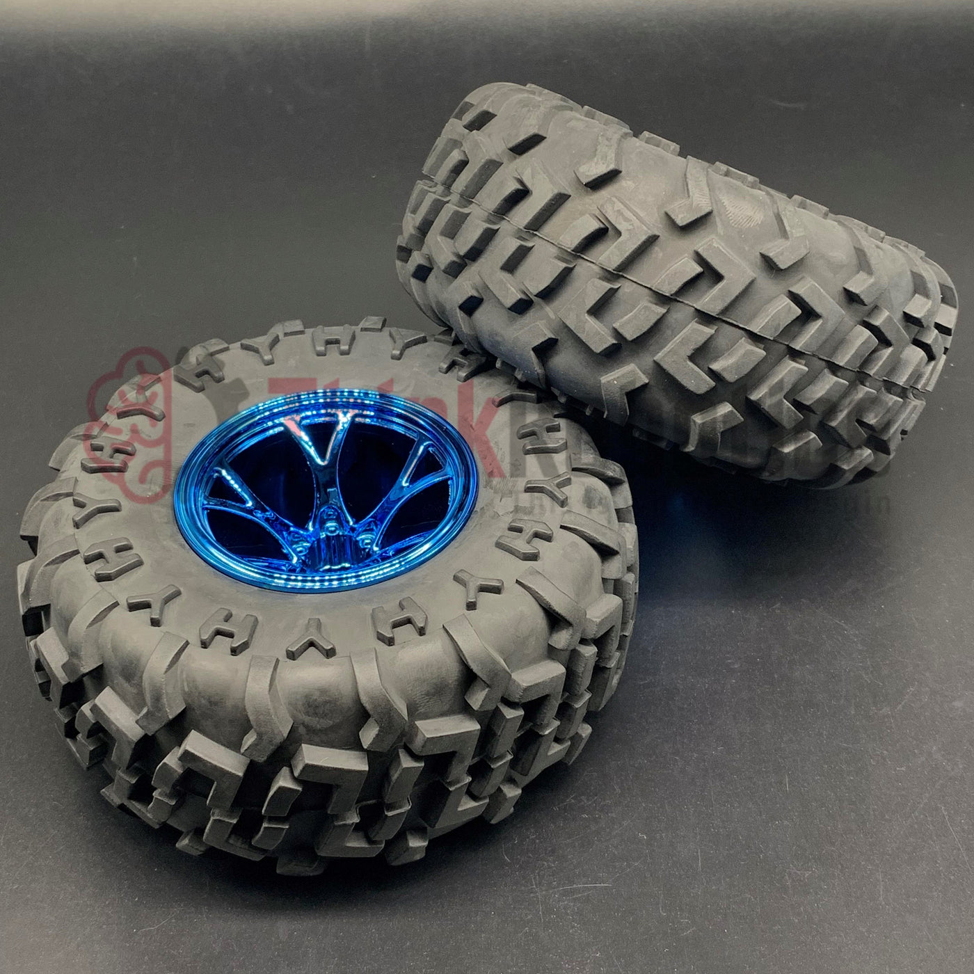 130mm Wheel Set with Couplers - ThinkRobotics.in