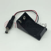 9V Battery Holder With 2.1 x 5.5mm Plug