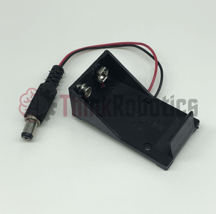 9V Battery Holder With 2.1 x 5.5mm Plug