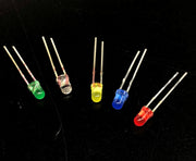 Diffused 3mm LED (Pack of 50) - ThinkRobotics.in