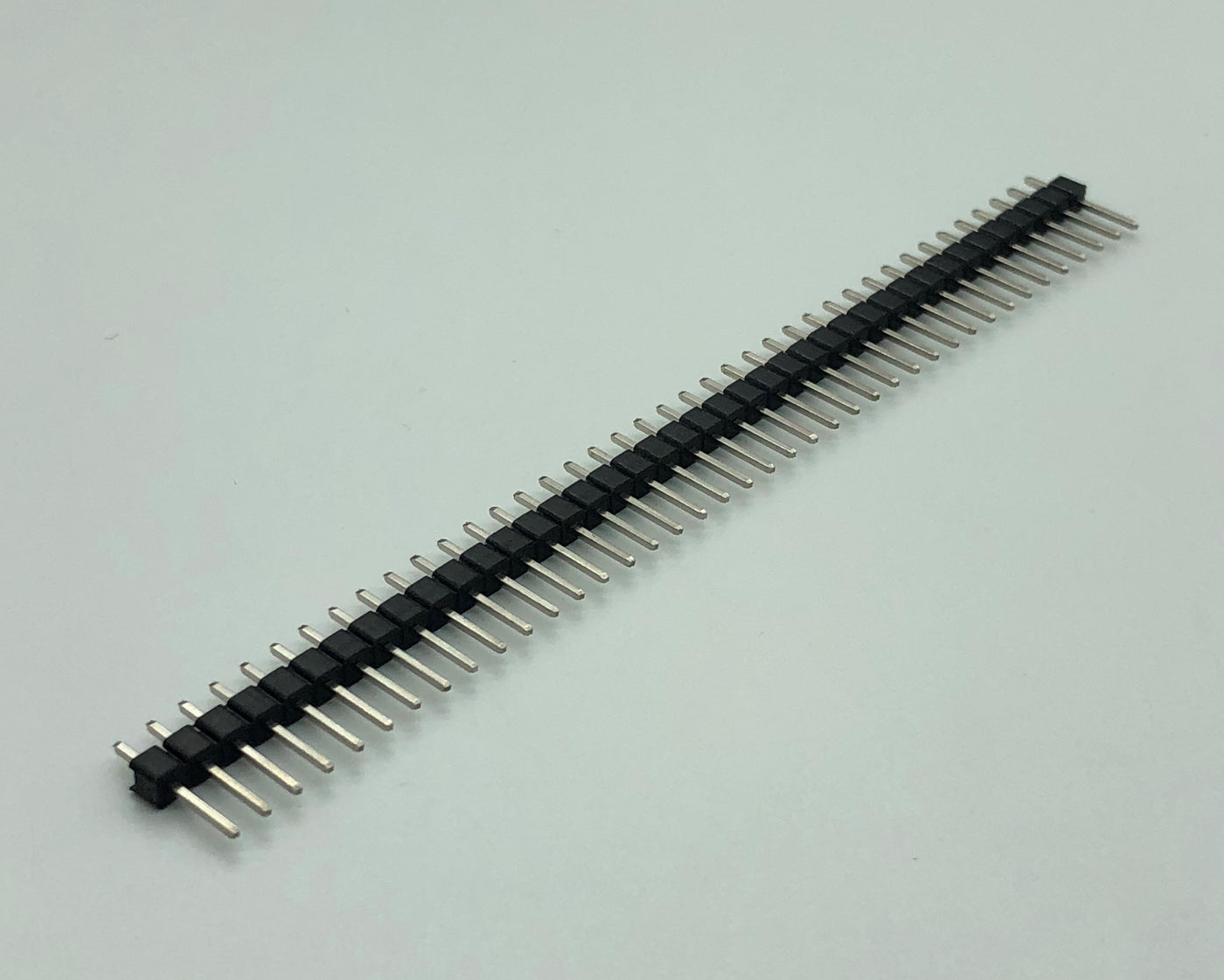 Single Row 2.54 mm Pitch break-away Header (40 Pin) - Pack of 10 - ThinkRobotics.in