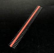 Single Row 2.54 mm Pitch break-away Header (40 Pin) - Pack of 10 - ThinkRobotics.in