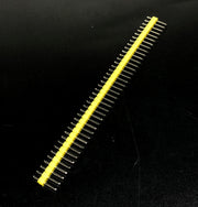 Single Row 2.54 mm Pitch break-away Header (40 Pin) - Pack of 10 - ThinkRobotics.in
