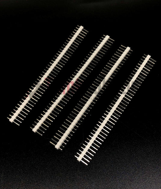 Single Row 2.54 mm Pitch break-away Header (40 Pin) - Pack of 10 - ThinkRobotics.in