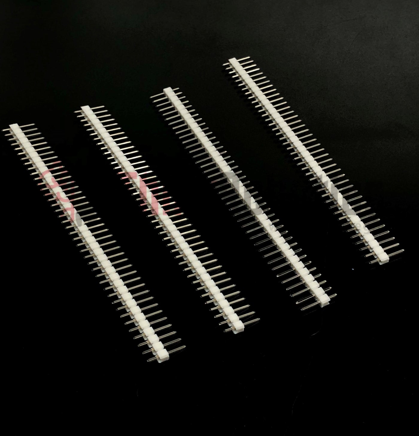 Single Row 2.54 mm Pitch break-away Header (40 Pin) - Pack of 10 - ThinkRobotics.in