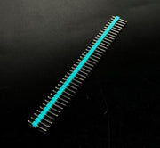 Single Row 2.54 mm Pitch break-away Header (40 Pin) - Pack of 10 - ThinkRobotics.in