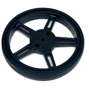 60mm Wheel for Continuous Rotation SG90 / MG90S Servos (Pack of 2)