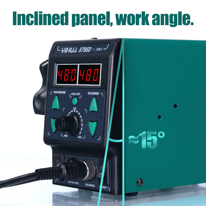 YIHUA 8786D-I 750W Hot Air Rework Station