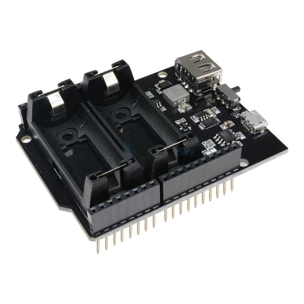 Dual 16340 Battery Shield For Arduino Online
