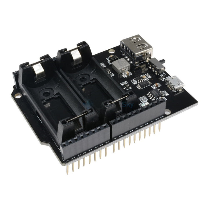 Dual 16340 Battery Shield For Arduino Online