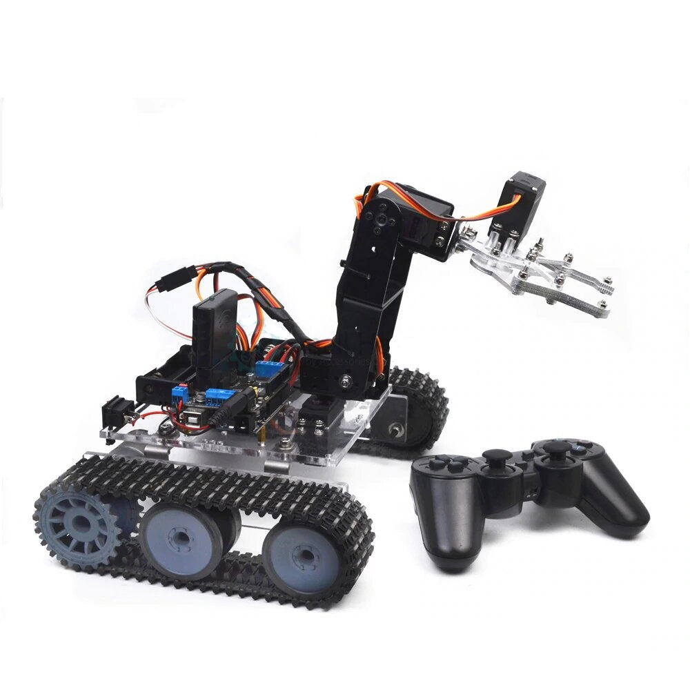 Acrylic Tank Robot With 4 DOF Robot Arm