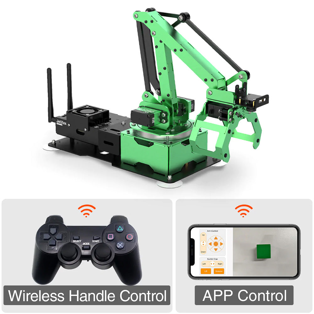 JetMax Jetson Nano Robot Arm ROS Open Source Vision Recognition Programmable Robot