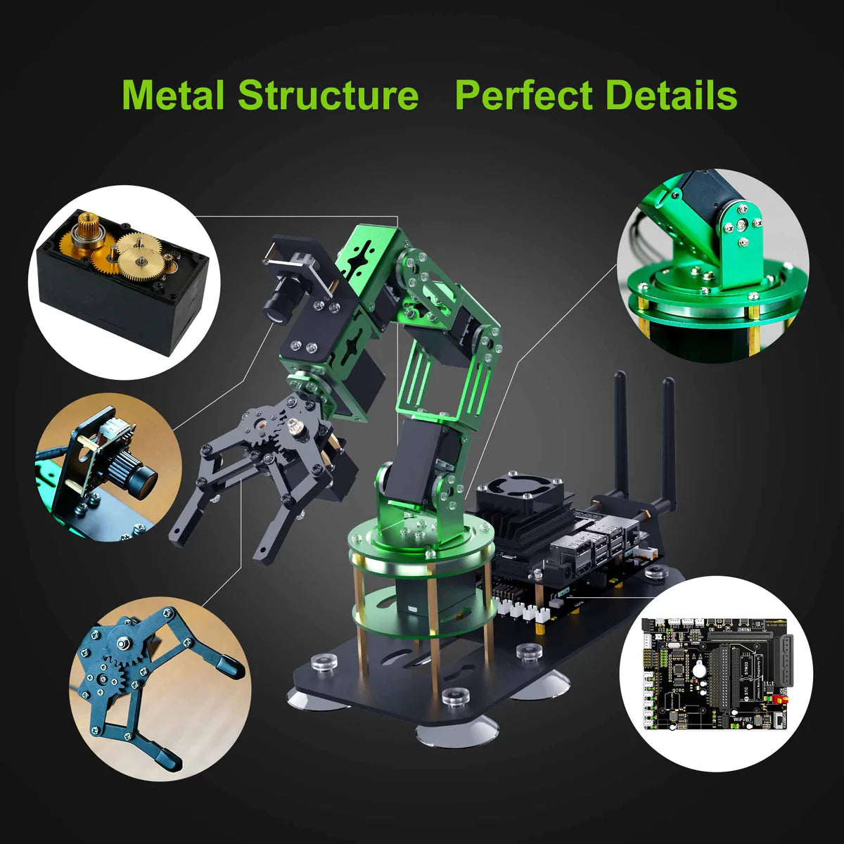 DOFBOT AI Vision Robotic Arm with ROS for Jetson NANO Online