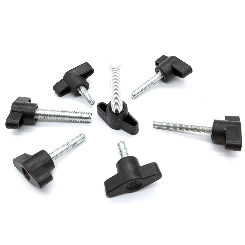T-type Nylon Handle Thumb Screw (Pack of 5)
