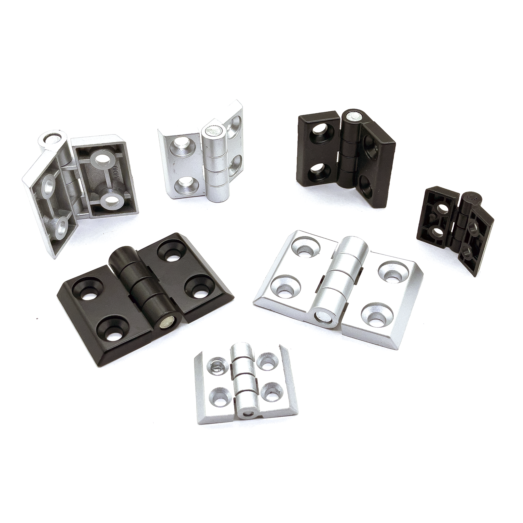 Aluminium Extrusion Zinc Alloy Hinges (Pack of 2)