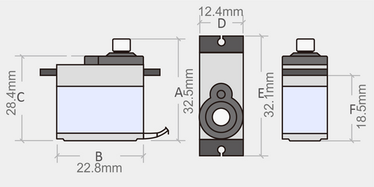 Mini Digital Metal Servo (MG90S) - ThinkRobotics.in