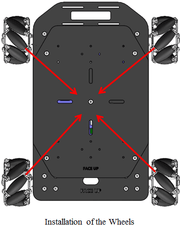 4WD Metal Robot Chassis Kit W/ Mecanum Wheels Online