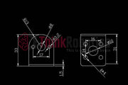  25mm Motor Mounting Bracket