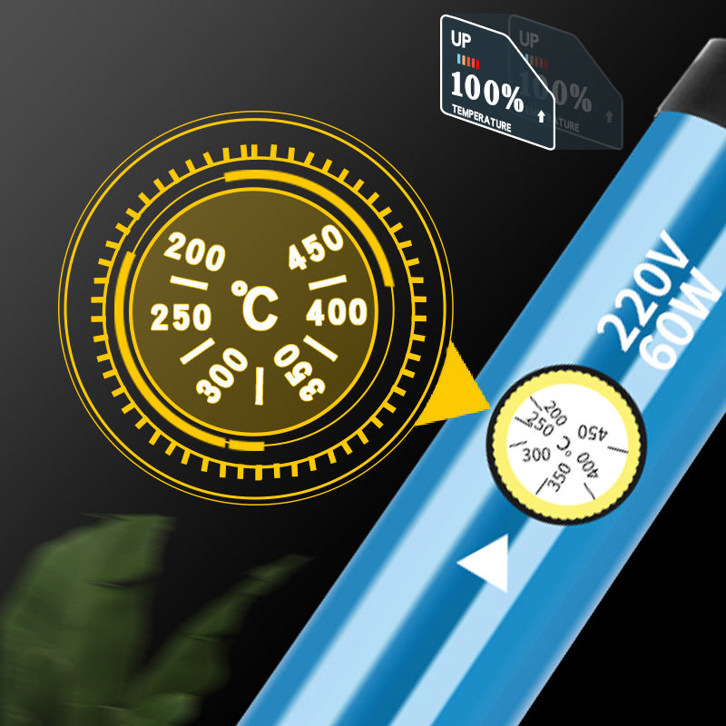 60W Adjustable Temperature Soldering Iron & Tool Set