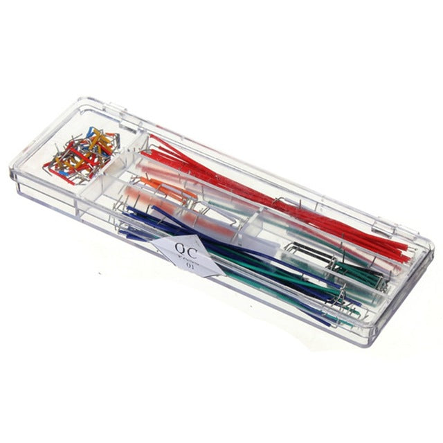 Breadboard Jumper Cable Wires Kit - ThinkRobotics.in