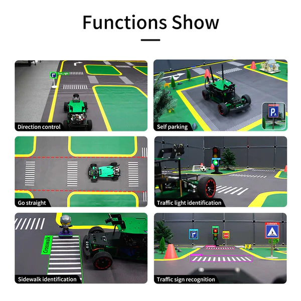 Yahboom Autopilot Track Map UV Printed Canvas Online