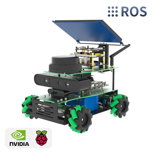 Load image into Gallery viewer, ROSMASTER X3 ROS Robot with Mecanum Wheel Online
