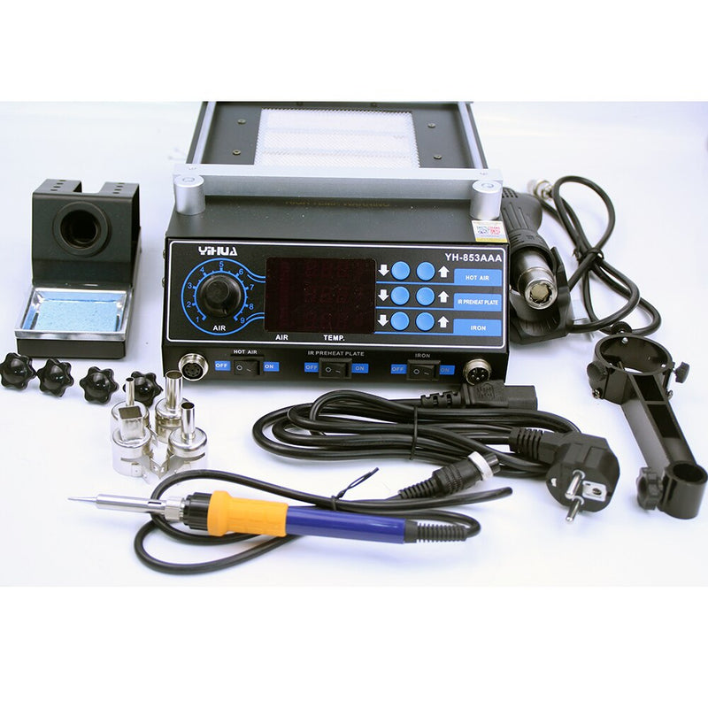 Load image into Gallery viewer, YIHUA 853AAA 3 in 1 SMD BGA Rework Soldering Station
