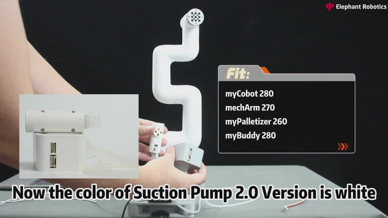 Load and play video in Gallery viewer, Suction Pump 2.0 For MyCobot/MyPalletizer/MechArm/MyBuddy
