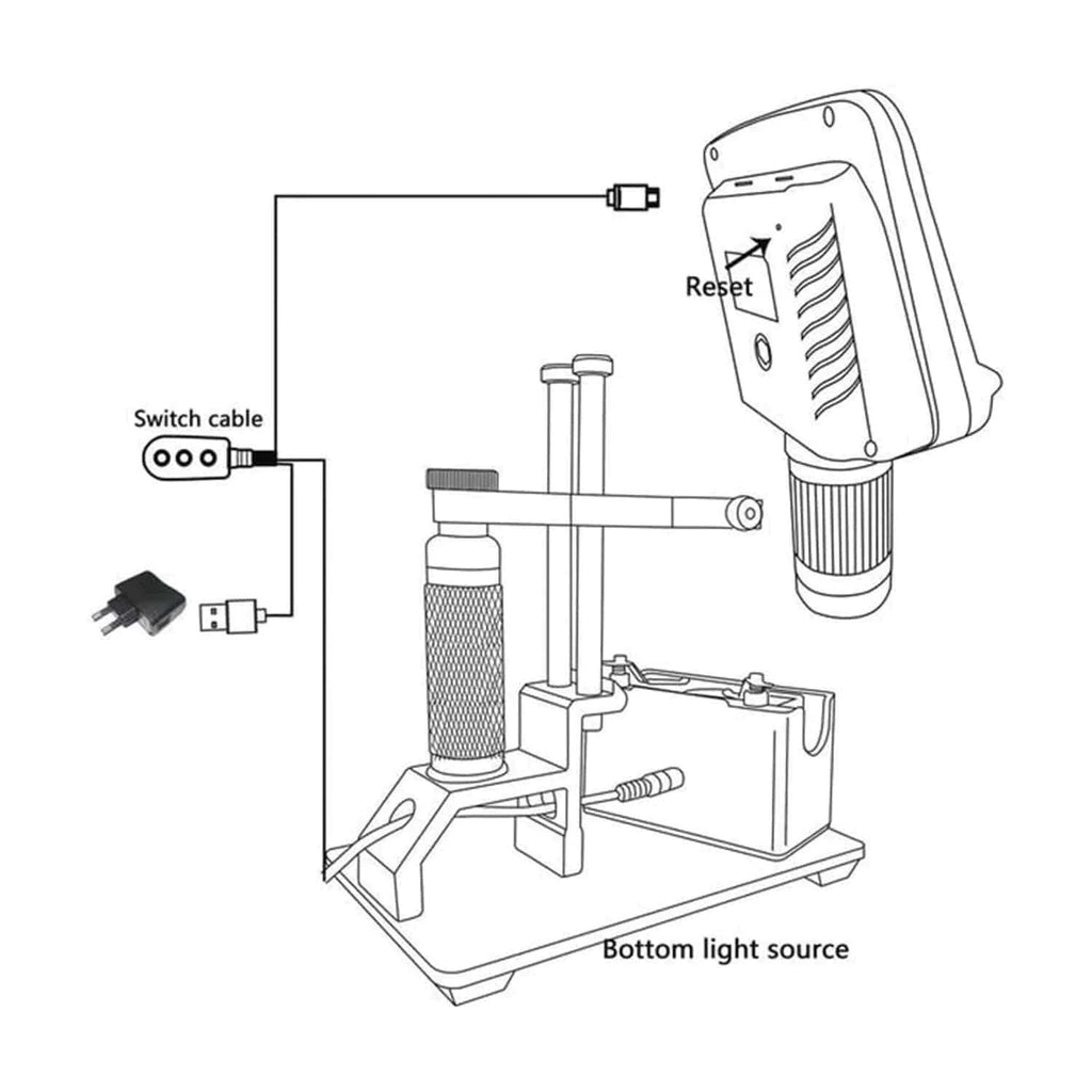 Andonstar AD105S Digital Microscope For Slides Observation