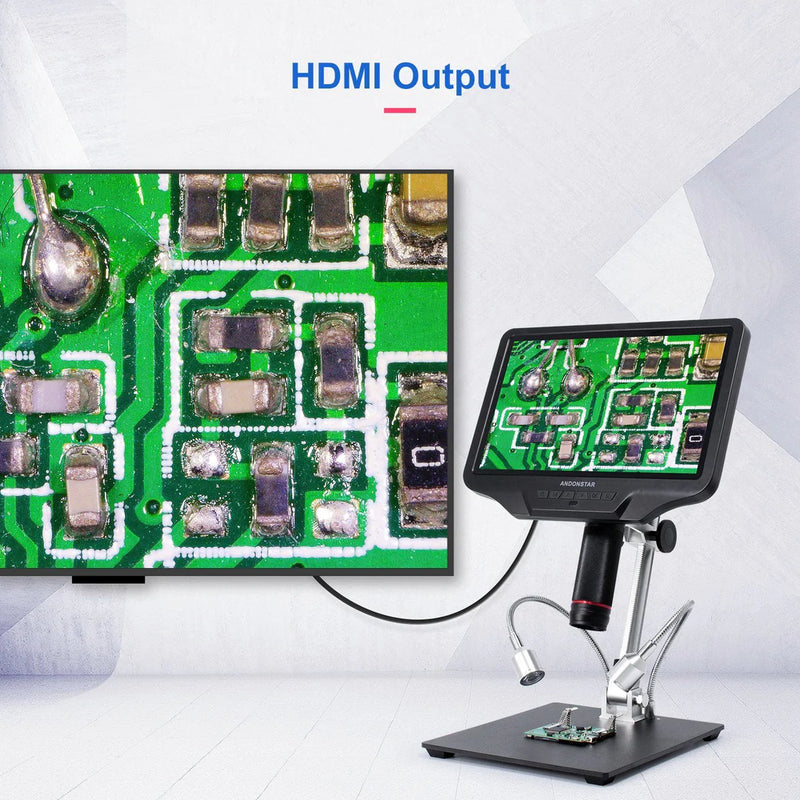 Load image into Gallery viewer, Andonstar AD409 PCB Soldering 10.1-Inch Display HDMI Digital Microscope
