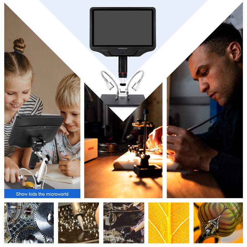 Load image into Gallery viewer, Andonstar AD409 PCB Soldering 10.1-Inch Display HDMI Digital Microscope
