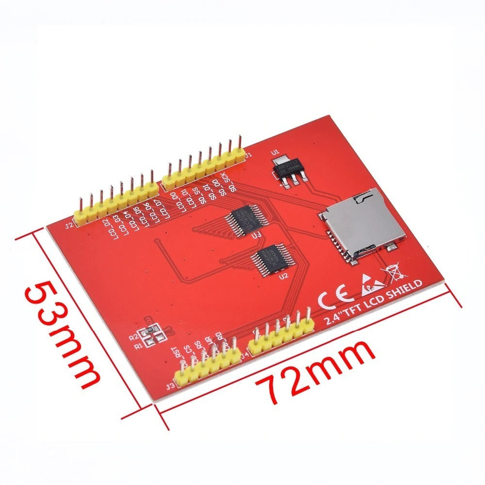 2.4" TFT Arduino Touch Display Shield For Arduino