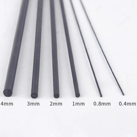 Pultruded Carbon Fiber Rod (1000 mm long) - Precision
