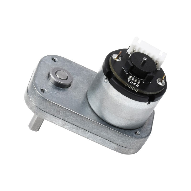 L-shaped Permanent Magnet DC Encoder Gear Motor