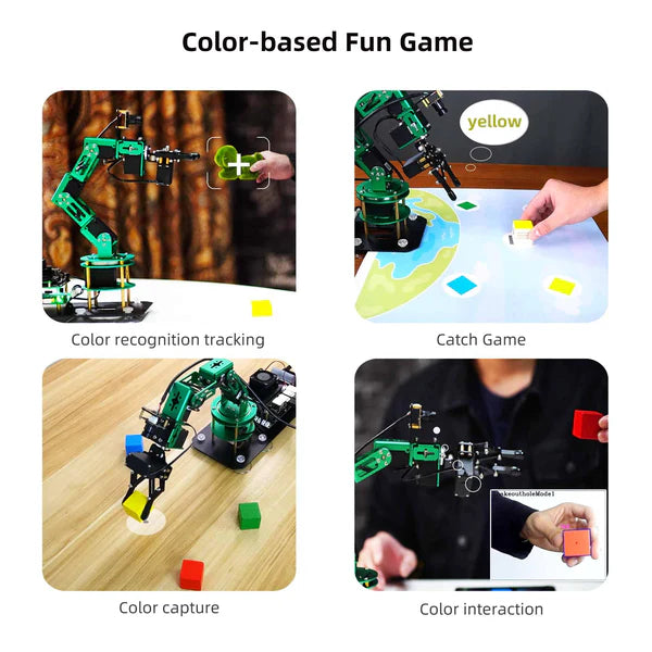 Load image into Gallery viewer, DOFBOT AI Vision Robotic Arm with ROS for Raspberry Pi 4B Online
