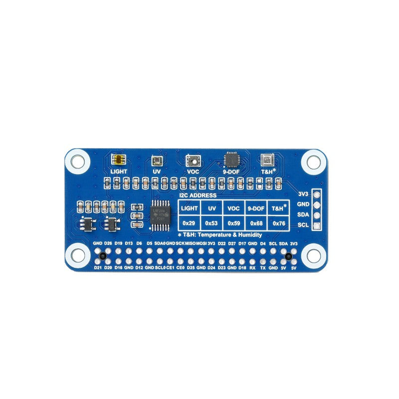 Environment Sensor I2C HAT for Raspberry Pi Online