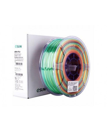 eSilk PLA Rainbow Multicolor Filament
