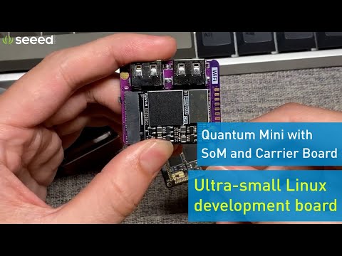 Load and play video in Gallery viewer, Quantum Tiny Linux Development Kit – With SoM &amp; Expansion Board Online
