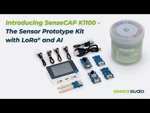 Load and play video in Gallery viewer, SenseCAP K1100 - The Sensor Prototype Kit With LoRa &amp; AI Online
