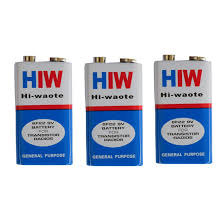 HIW 6F22 9V Battery Pack Of 2
