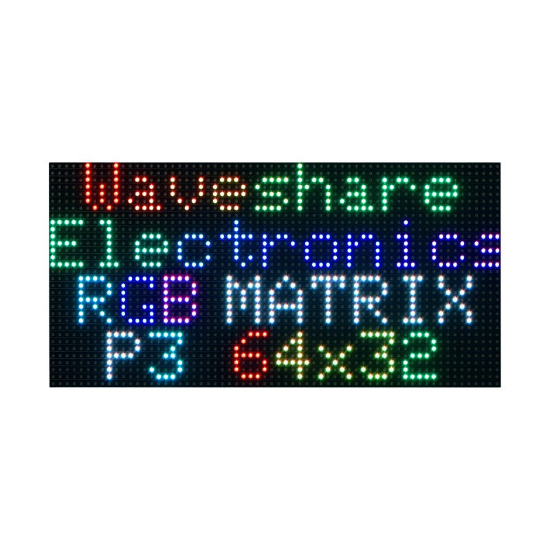 64×32 RGB Full-Color 3mm LED Matrix Panel