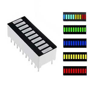 Naltronic 10-LED Bargraph-Anzeige – Mehrfarbig, Für Batterieüberwachung