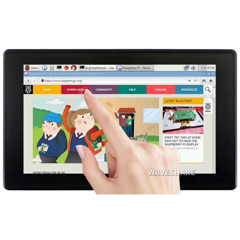 7inch Capacitive Touch HDMI Screen IPS LCD With Case