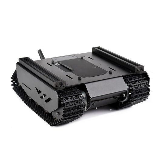 Flexible And Expandable Off-Road Track UGV External Rails and ESP32 Slave Computer